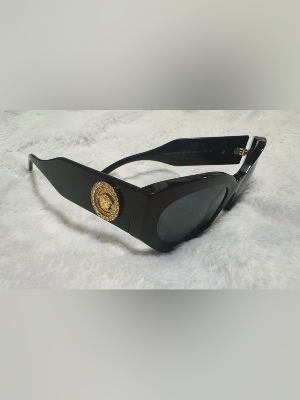 Versace Y2K Sunglasses - Black MEDUSA CRYSTAL